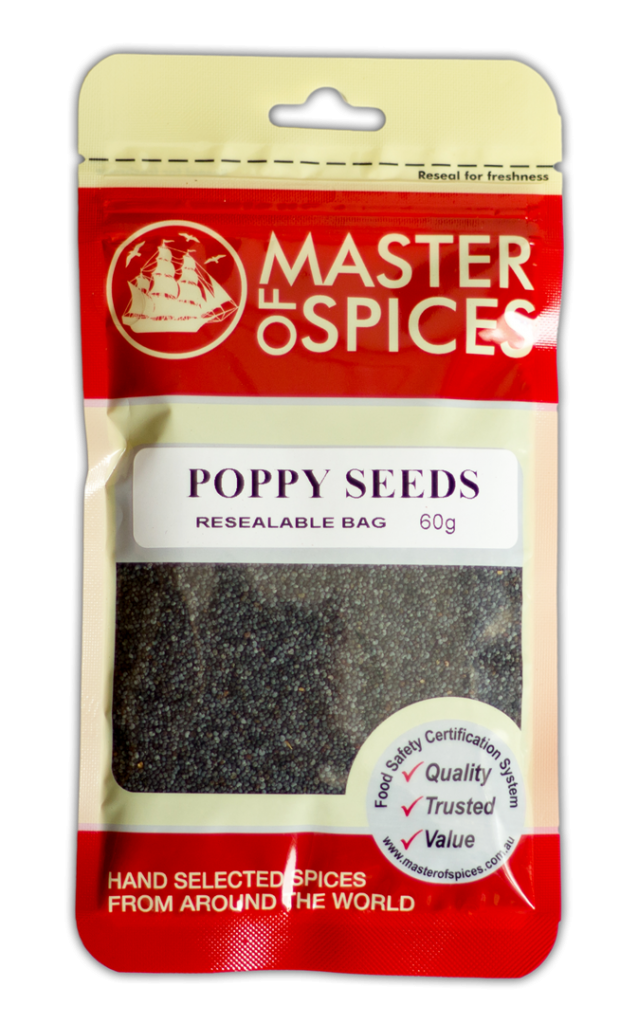 MASTER OF SPICES Poppy Seeds 60g Three Brothers Fresh