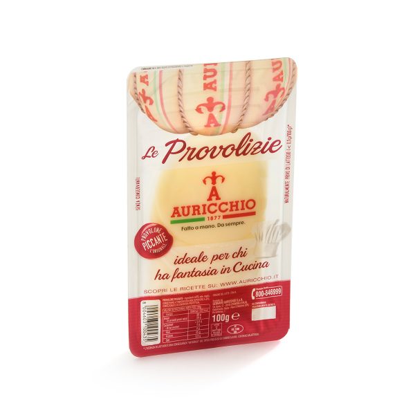 CHEESE PROVOLONE PICANTE SLICED 100G AURICCHIO
