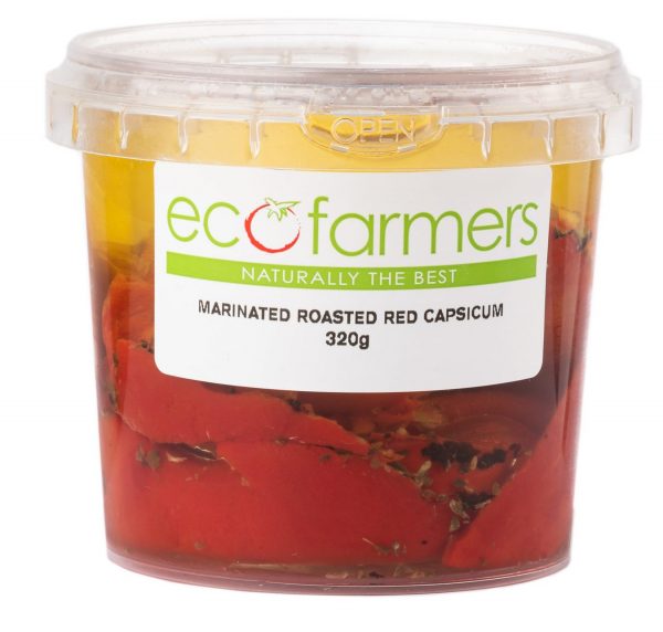 ANTIPASTO MARINATED ROAST CAPSICUM 320G ECOFARMERS
